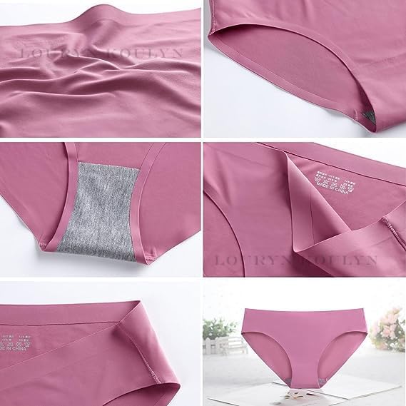 Buy LOURYN KOULYN Seamless ice Silk Cotton Underwear Women No Show