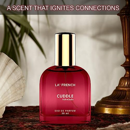 La French Cuddle Perfume Scent For WoWomen 30 ml | Premium Luxury Long Lasting Fragrance Spray | Eau De Parfum | Signature Scent | Date night fragrance | Body Spray for Women | Ideal gift for WoWomen