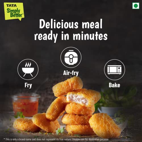 Tata Simply Better Plant-Based Nuggets, Tastes Just Like Chicken - 15 Pieces, 270g