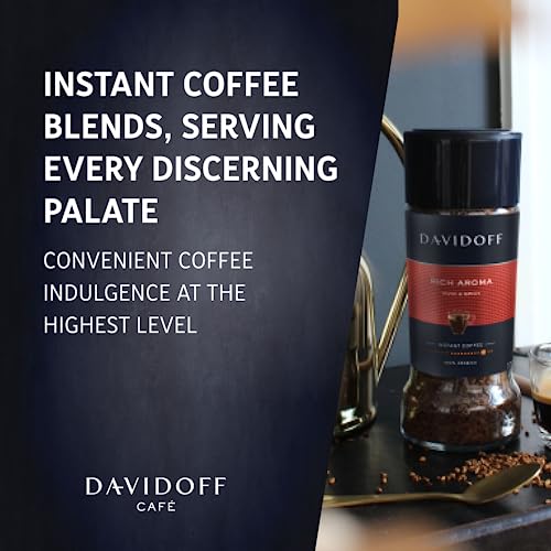 Davidoff Cafe Instant Coffee Jar, Rich Aroma, 100 Gram,Ground