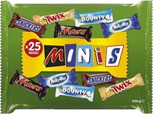 Mars Chocolate Mars Best of Minis Assorted Chocolates King Size 500g