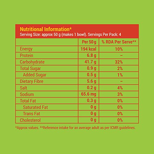 SLURRP FARM Little Millet Noodles – No Maida, Not Fried, 192 G, Vegetarian, 0.42328754304 grams