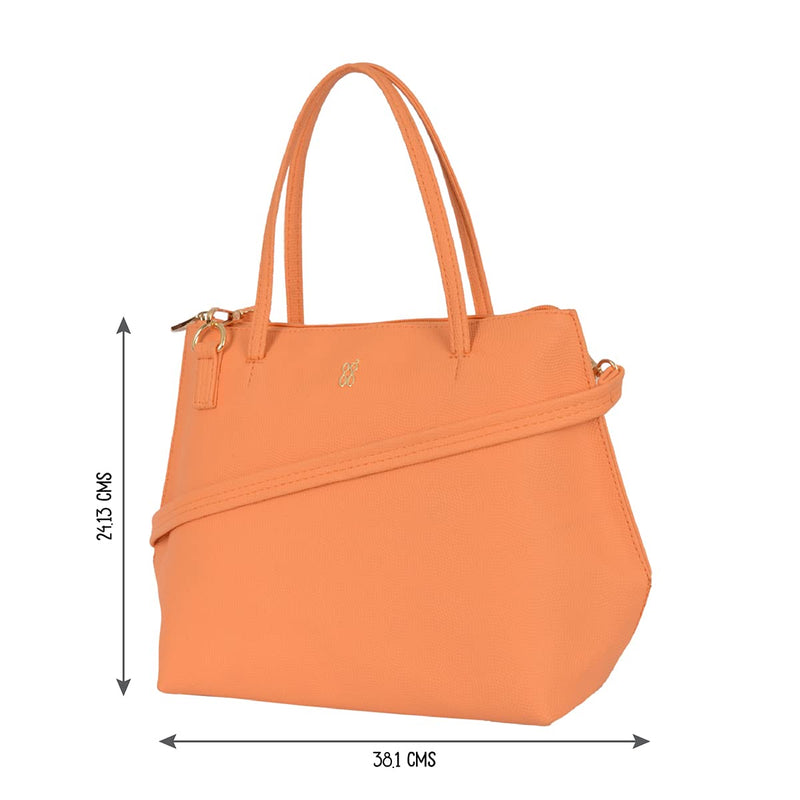 Baggit Women's Tote Handbag - Medium (Orange)