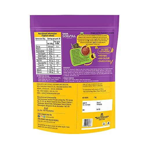 Tata Soulfull Ragi Bites Choco Fills, 1kg