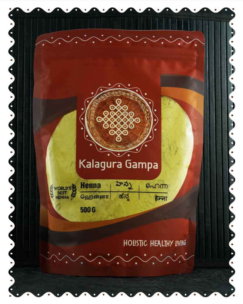 Kalagura Gampa Pure & Natural Henna Powder Mix (500gm)