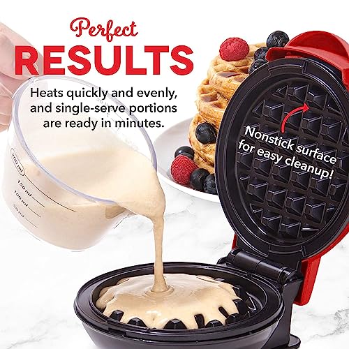 VMITRA Waffle Maker, Waffle Maker Machine, Waffles Maker, Mini Waffle Maker, Waffle Machine, Waffle Iron, Waffles Maker Machine, Mini waffle Maker for Home, Waffle Maker Electric, Waffle Maker, Red