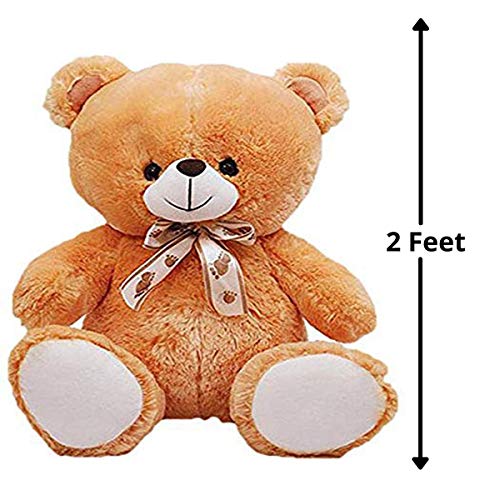 HUG 'n' FEEL SOFT TOYS Soft Toy Teddy Bear(Brown 2 feet)