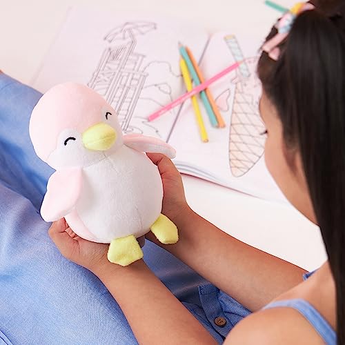 Amazon Brand - Jam & Honey Penguin, Plush/Soft Toy for Boys, Girls and Kids, Super-Soft, Safe, Great Birthday Gift (Pink and White, 17 cm)