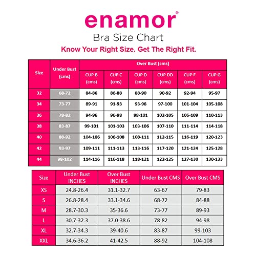 Enamor SB06 Low Impact Bra - Non-Padded, Wirefree & High Coverage Skin