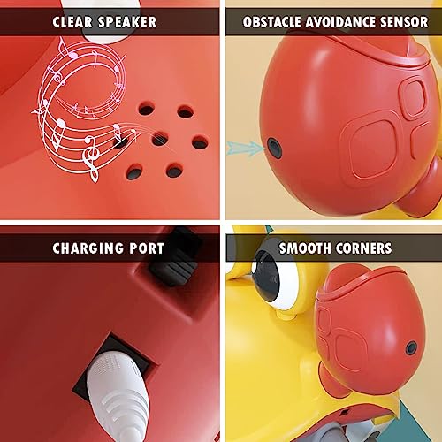 Wembley Dancing Crawling Baby Toys Crawling Crab Toy for Kids Electronic Walking Moving Toys for Babies Infant Toddlers Tummy Time Interactive Early Learning Educational Toys