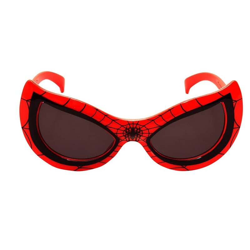 ELEGANTE UV Protected Kids Spiderman Sunglasses for Boys and Girls Baby (4+) (C4 - Red)-Pack of 1