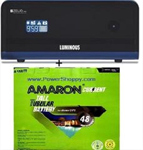 Amaron/ Luminous Cr 150 Tt Zelio 1100 (Ultra Low Maintenance Combo)