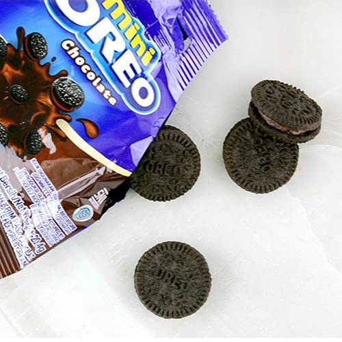 Oreo Mini Oreo Chocolate 10X Packs, 204 g, Blue & Brown, 10 Count (Pack of 1) (4029825)