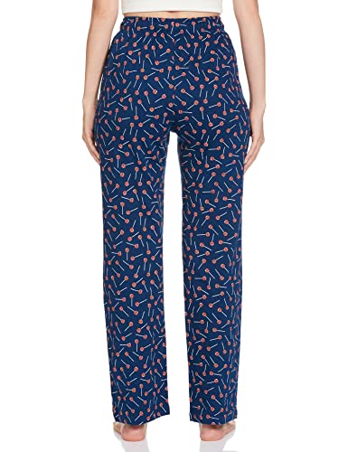 Max Women All-Over Printed Knit Pyjamas_PA22NOOS04NAVY_S Navy