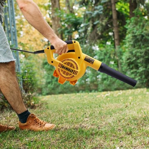 DEWALT DWB800 800W Corded Variable Speed Blower with Precise Projected Air Flow for Easy Blowing Operation for Household & Industrial Use, 2 Year Warranty, YELLOW & BLACK