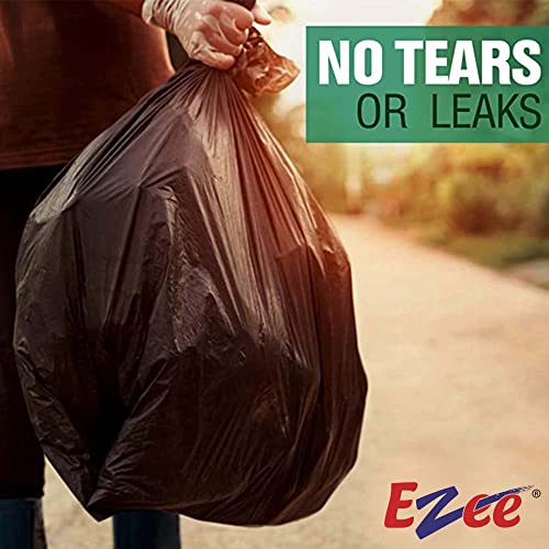 Ezee Garbage Bags - 48X54 Cm (6 Rolls, 180 Bags, Medium, Black, plastic)