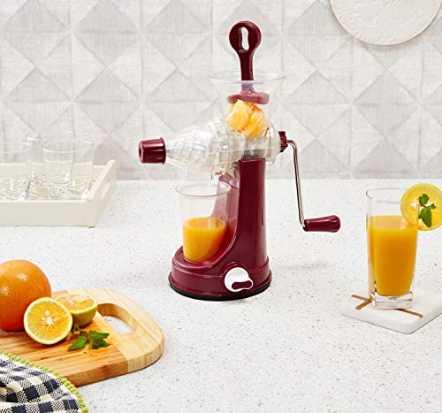 Amazon Brand - Solimo Plastic Handy Fruit Juicer