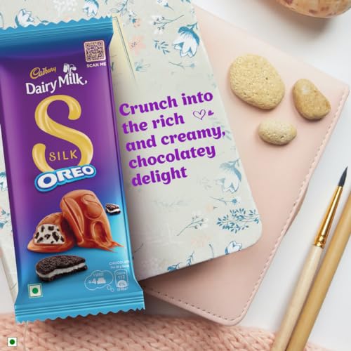 Cadbury Dairy Milk Silk Oreo Chocolate Bar, 60 g