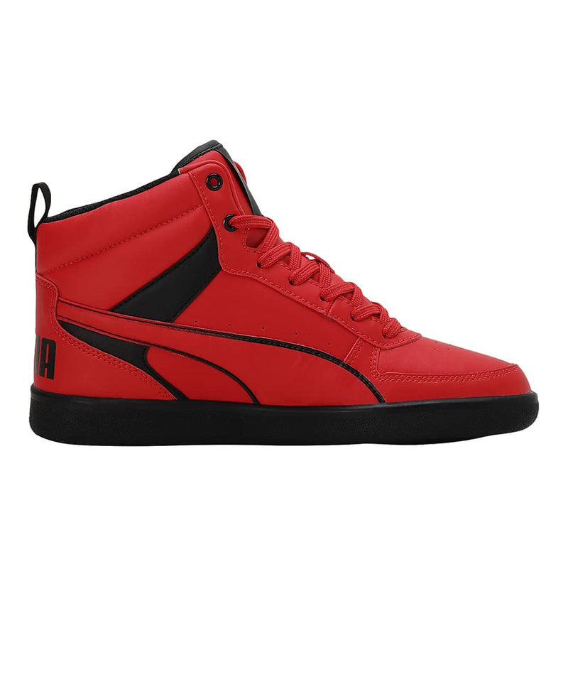 Puma Unisex-Kid Pluto Junior High Risk Red-Black Sneaker - 4UK (39187101)