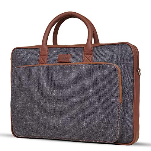 ZOUK Unisex Vegan Handcrafted Amer Maze Laptop Bag