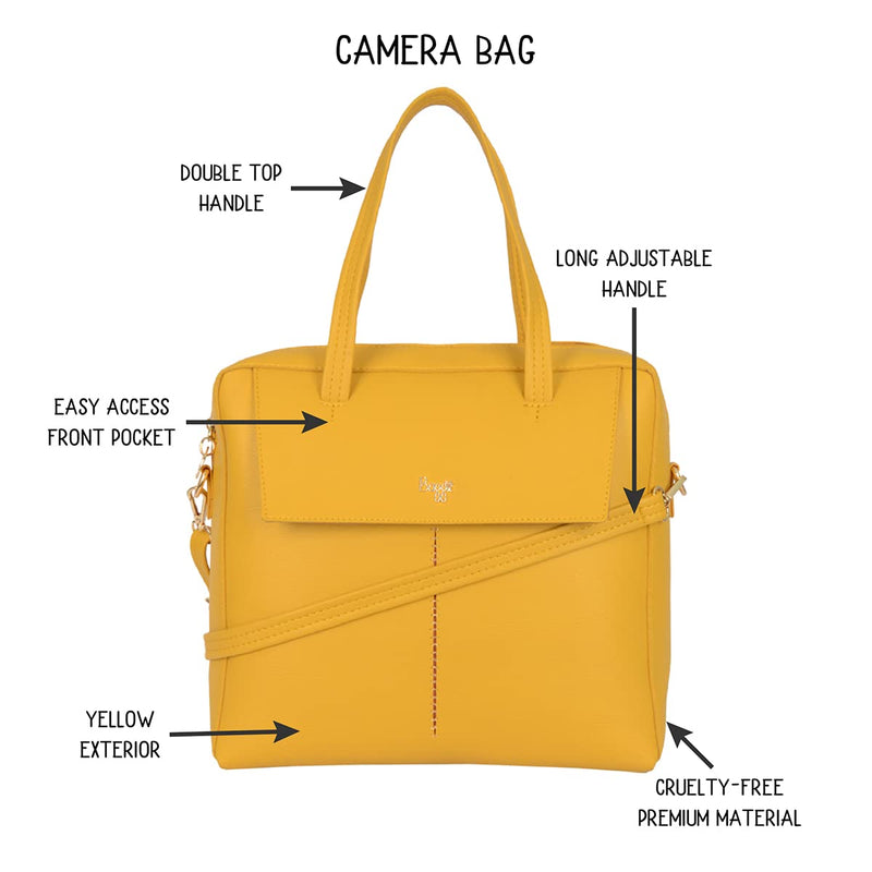 Baggit Women's Hand-Held Bag - Large (Yellow)