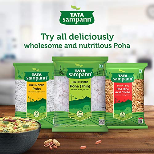 Tata Sampann White Thin Poha, 500g