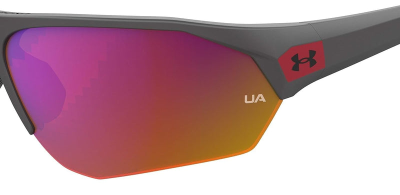 Under Armour Infrared Oleophobic Lens Special Shape Sunglass Rimless Grey Frame - 204094Kb764B3