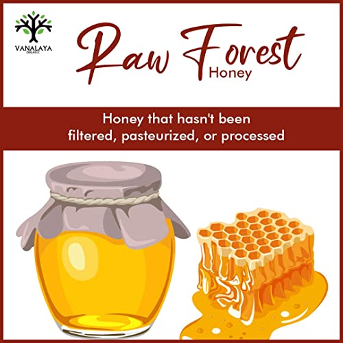 Vanalaya Natural Organic Forest Honey Raw Unprocessed Unpasteurized Pure Honey (500G)