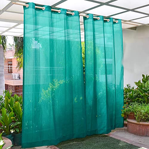 MODI NETS Outdoor Sun Blocking Balcony Curtains Multipurpose Shade Net/Agro Net/Green Net for Garden and Balcony Enclosure Material -90%(6 ft X 10ft)