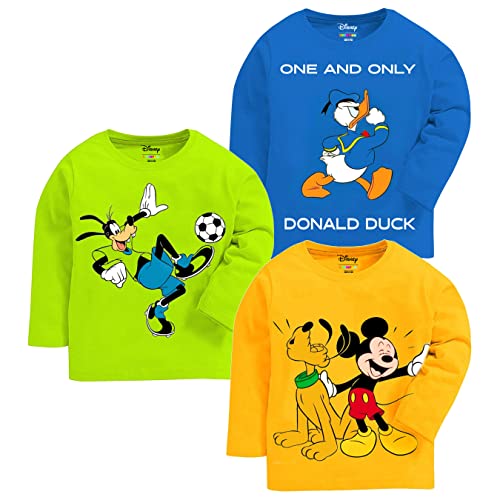 Kuchipoo Boys Regular Fit T-Shirts (© Disney-TSHRT-351, 5-6 Years, Multi-Colored)