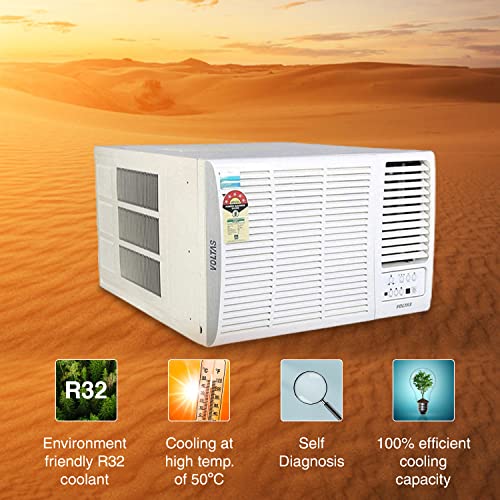 Voltas 1.5 Ton 3 Star, Inverter Window AC (Copper, 2-in-1 Adjustable Mode, 2023 Model, 183V Vertis Elite, White)