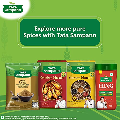 Tata Sampann Triple Spice Pack | Chilli Powder 200g| Turmeric Powder 200g | Coriander Powder 200g | Monthly Value Pack | 600g