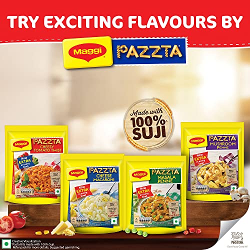 MAGGI Pazzta Masala Penne Pasta, Delicious Italian Style Instant Pasta, Made with 100% Suji & Quality Ingredients, 69.5g