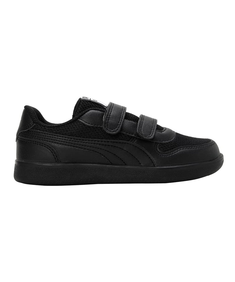 Puma Unisex-Kid -Punch Comfort Jr Black-Black Sneaker - 2UK (39613101)