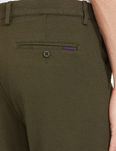 US Polo ASSN. Cross Pocket TRS - Dobby, 32 Slim Trouser (USTROO0259_Olive_32)