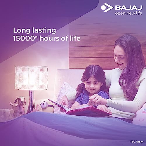 Bajaj LEDZ 8.5W Rechargeable Emergency Inverter LED Bulb, Cool Day Light, White, Upto 4 Hours Battery