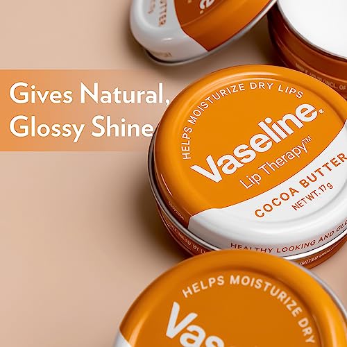 Vaseline Lip Tins Cocoa Butter, 17G ( Clear )