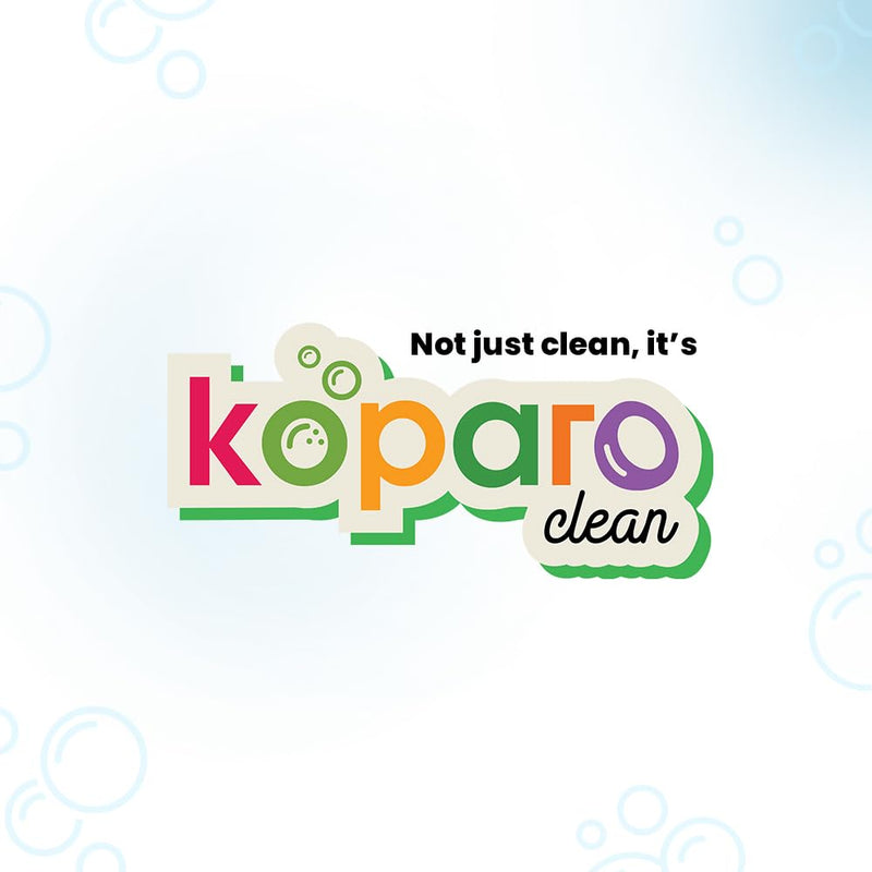 Koparo Natural Cellulose Based Sponge Wipe - Pack of 5 | 100% Bio-degradable, Durable & Lint-Free, Reusable and Washable | Kitchen/Microwave/Referigerator/and Home Cleaning | 13X Absorption | XL Size