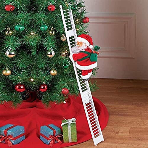 fizzytech Plastic Santa Clause Ladder Musical Show Up & Down, (3.45 Inches, Assorted)