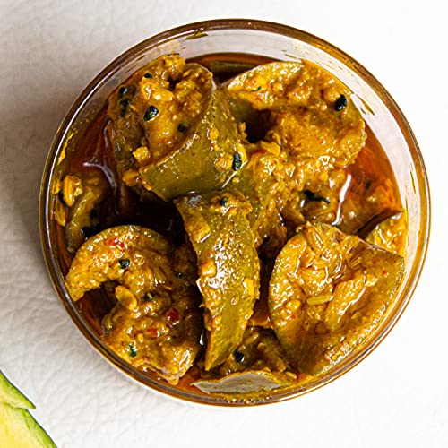 Homemade Love Authentic Punjabi Mango Pickle made with organic methods | Spicy & Tangy Aam Ka Achaar with Raw Mango, and spices mixed with mustard oil | Sun-Dried and Preserved Naturally | Ancestral Indian Achar Recipe | Handcrafted with Care and Authenti