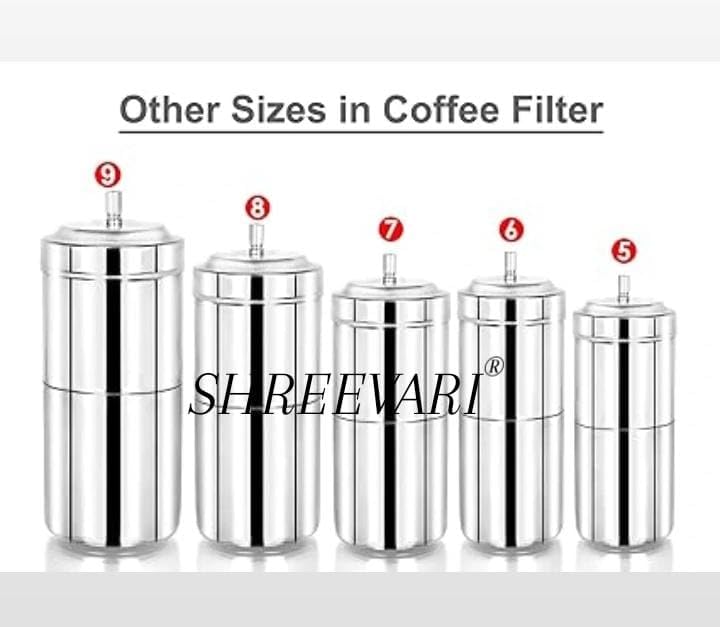 Shreevari, Stainless Filter Coffee Maker (Coffee Filter 100ml)