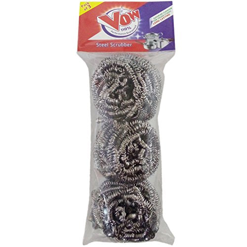 Vow Steel Scrubber (Pack of 3)