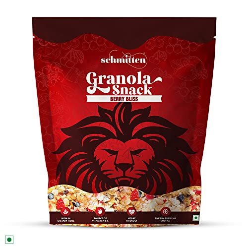 Schmitten Granola Snack (Berry Bliss, 250g X 1 Pouch)