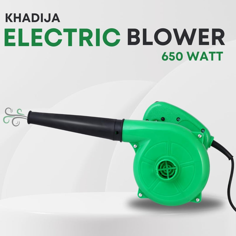 KHADIJA Variable Speed Air Blower 650Watt 13000RPM Copper Armature 6Months Warranty