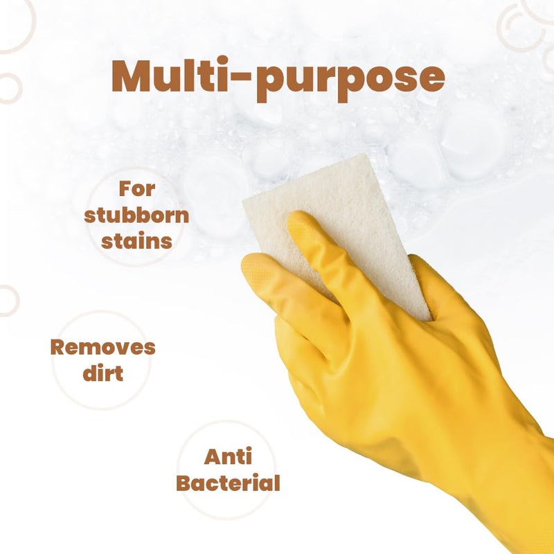 Koparo Magic Eraser | Multi-Purpose and Durable Cleaning Sponge for Home, Bathroom, Office | Chemical-Free, Anti-Bacterial, Scratch Resistant | Pack of 4