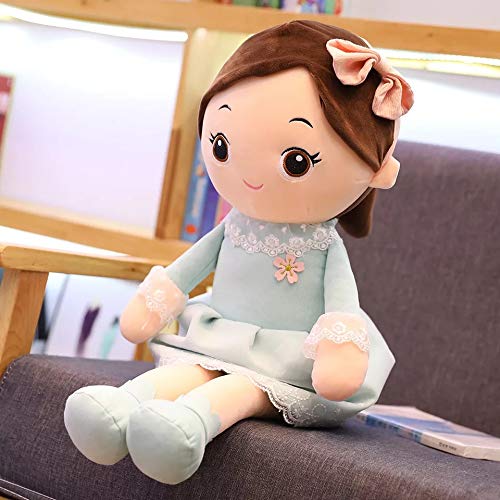 SCOOBA Super Soft 40cm Height Stuffed Girl Doll - Polyfill Washable Cuddly Soft Plush Toy - Helps to Learn Role Play - 100% Safe for Kids (Random Color Will be Send)