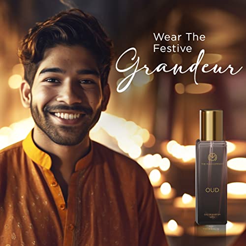 The Man Company Specially Curated Perfume Gift Set for Men 4*20ml - A Gentleman’s Moods | Premium Long-Lasting Fragrance | Luxury EAU DE Parfum | Night For Date | Blanc For Office | Fire For Party | Oud For Outing