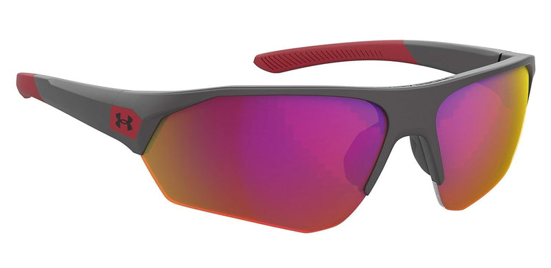 Under Armour Infrared Oleophobic Lens Special Shape Sunglass Rimless Grey Frame - 204094Kb764B3