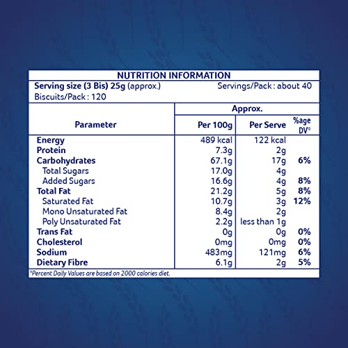 McVitie's Digestive High Fibre biscuits with Goodness of Wholewheat, 959.1g, Super Saver Family Pack