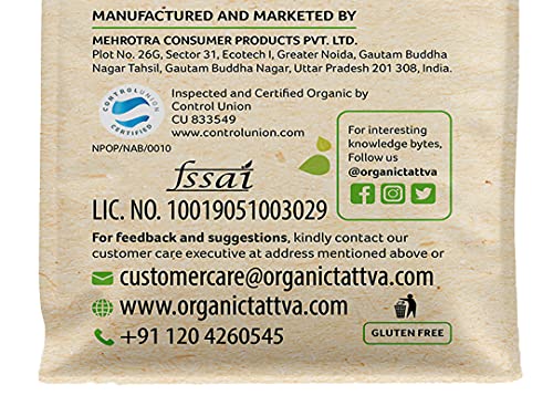 Organic Tattva, Organic Raw Unpolished Peanuts/Groundnuts, 500 gram